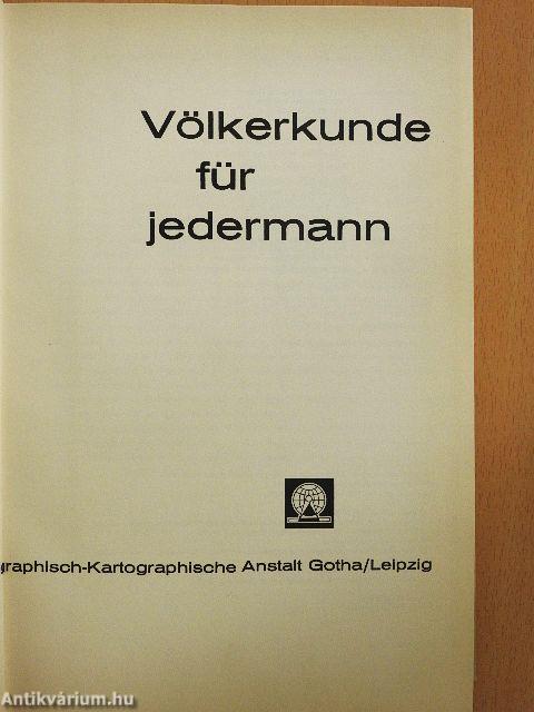 Völkerkunde für jedermann