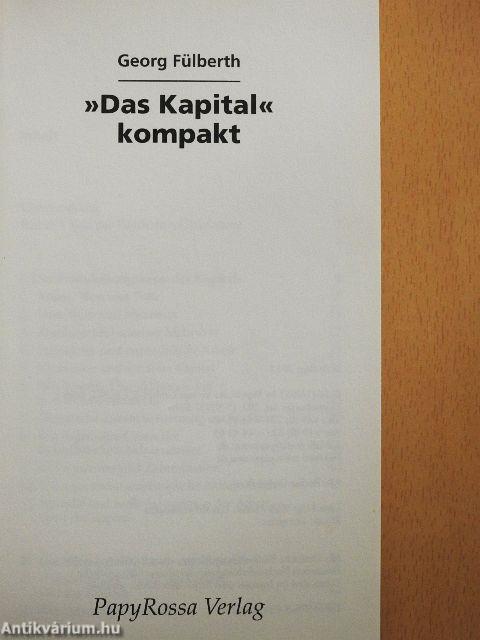 »Das Kapital« kompakt