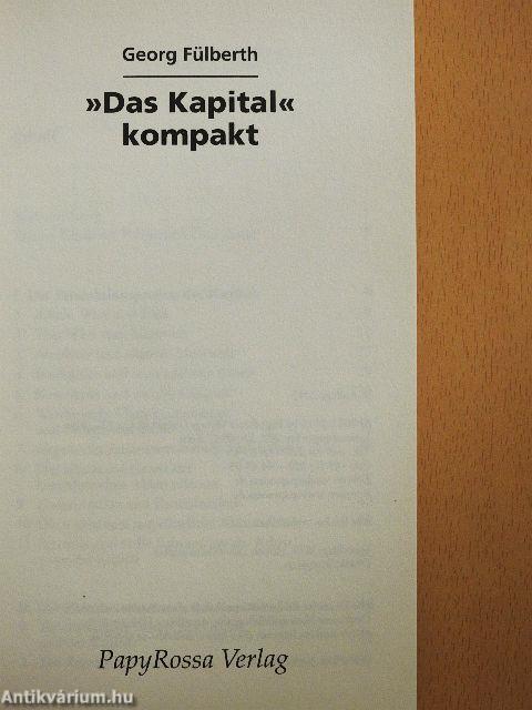 »Das Kapital« kompakt