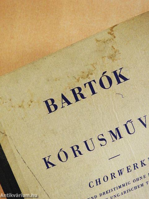 Bartók kórusművei