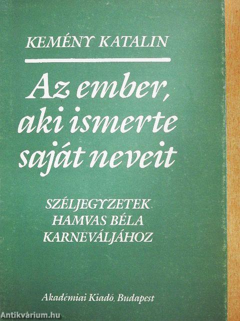 Az ember, aki ismerte saját neveit