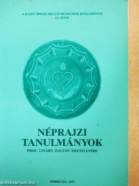 Néprajzi tanulmányok