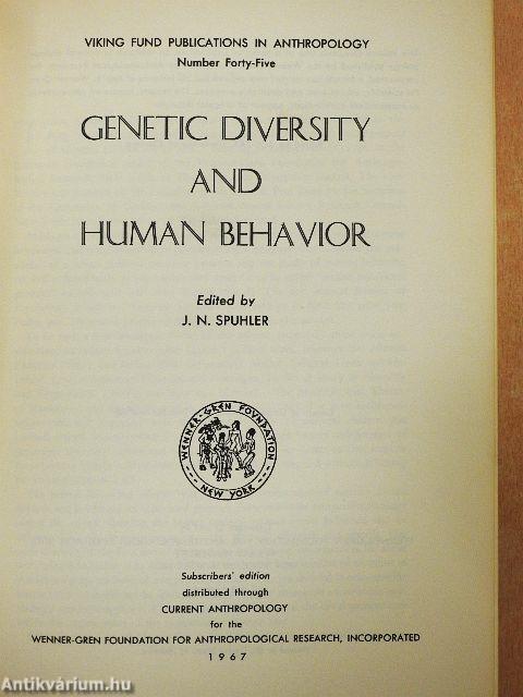 Genetic Diversity and Human Behavior