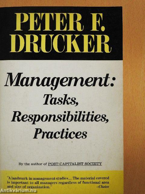 Management: Tasks, Responsibilities, Practices