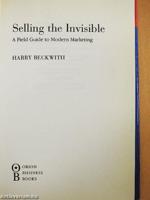 Selling the Invisible