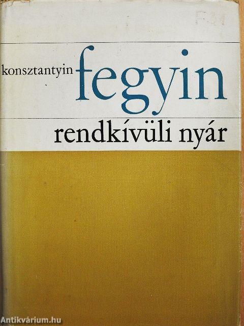 Rendkívüli nyár