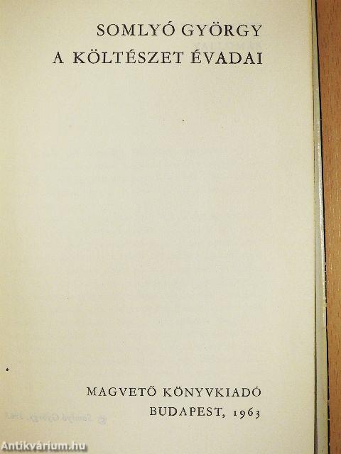 A költészet évadai