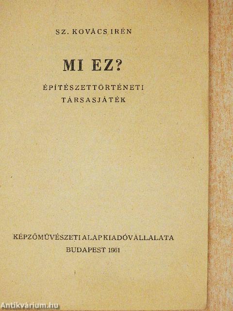 Mi ez?