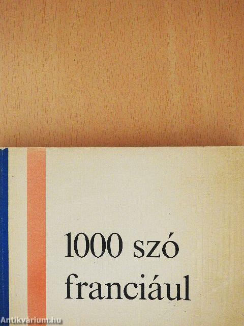 1000 szó franciául 