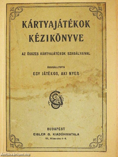 Kártyajátékok kézikönyve