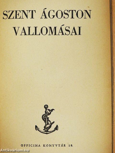 Szent Ágoston vallomásai 