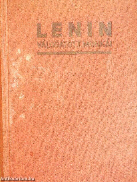 Lenin válogatott munkái X.