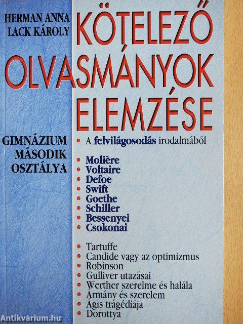 Kötelező olvasmányok elemzése 2.