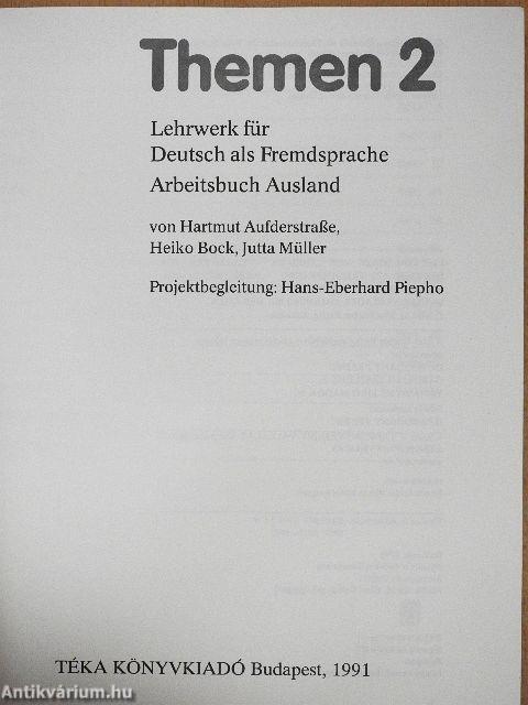 Themen 2 - Arbeitsbuch