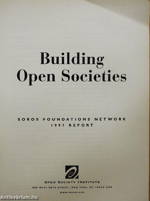 Building Open Societies
