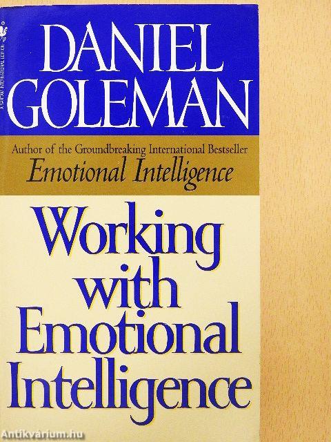 Working with Emotional Intelligence