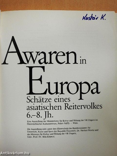 Awaren in Europa