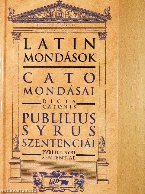Latin mondások