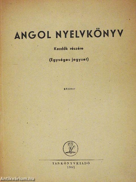Angol nyelvkönyv