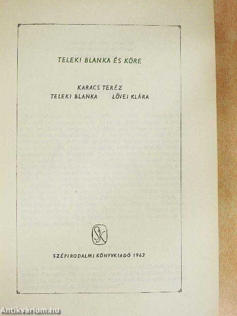 Teleki Blanka és köre