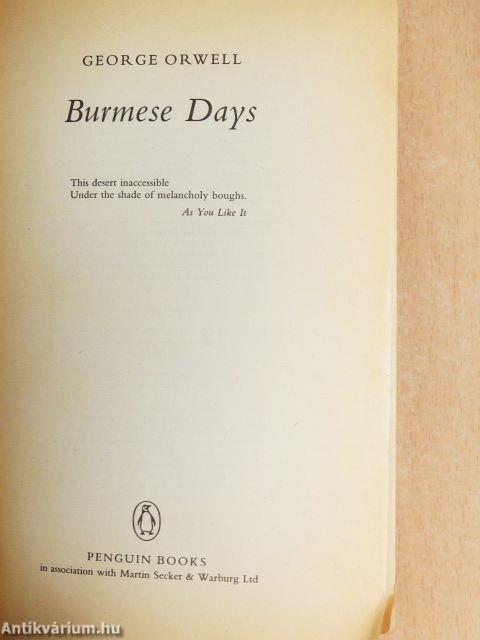 Burmese Days
