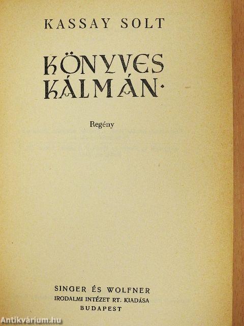 Könyves Kálmán