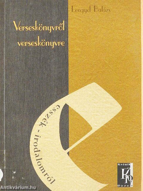 Verseskönyvről verseskönyvre