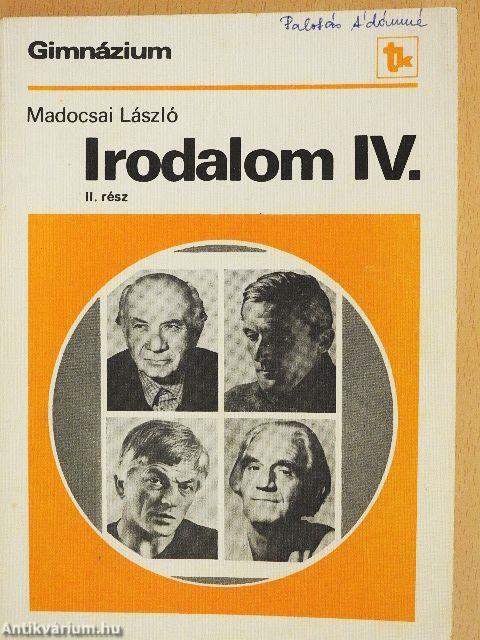 Irodalom IV./II.