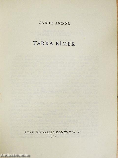 Tarka rímek