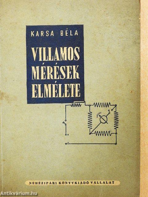 Villamos mérések elmélete