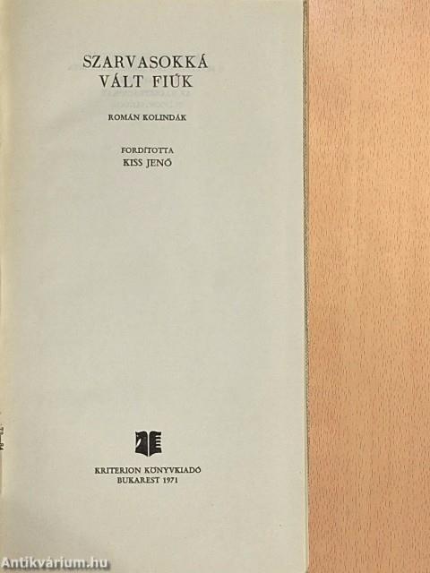 Szarvasokká vált fiúk
