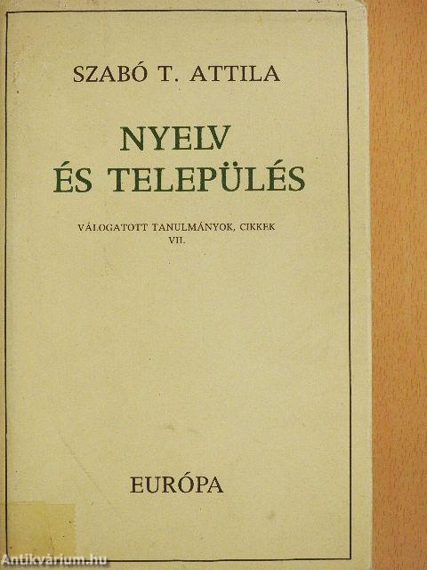 Nyelv és település
