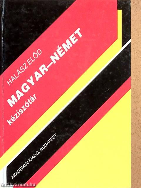 Magyar-német kéziszótár