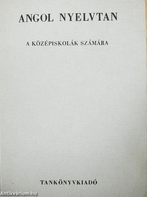 Angol nyelvtan