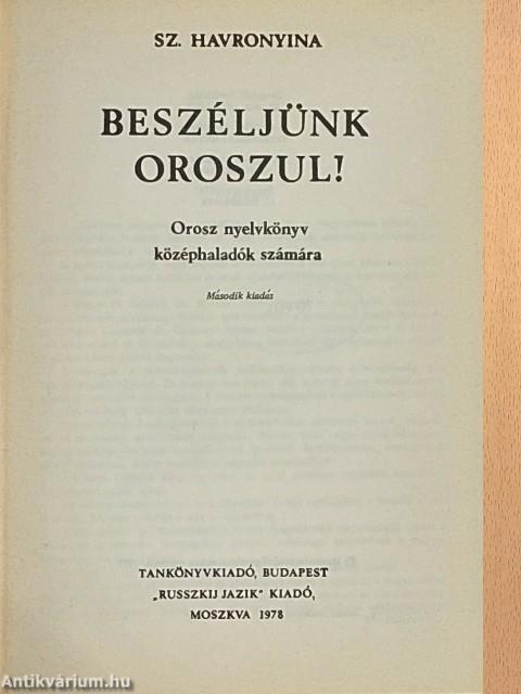 Beszéljünk oroszul!