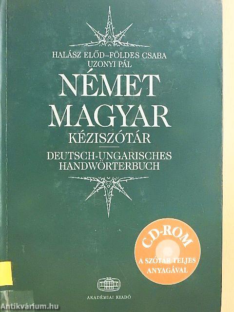 Német-magyar kéziszótár