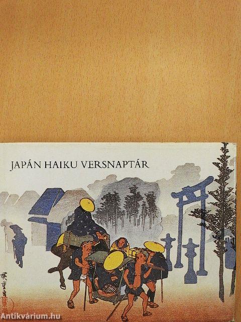 Japán haiku versnaptár