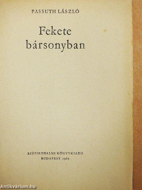 Fekete bársonyban