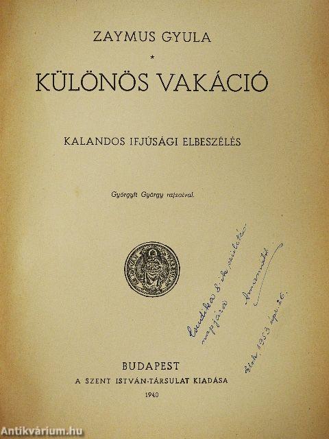 Különös vakáció