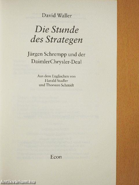 Die Stunde des Strategen