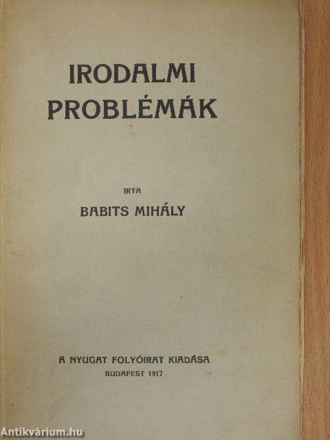 Irodalmi problémák