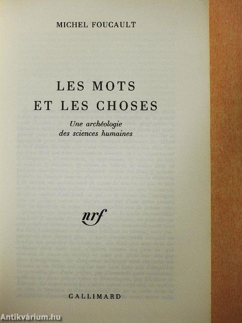 Les Mots et les Choses