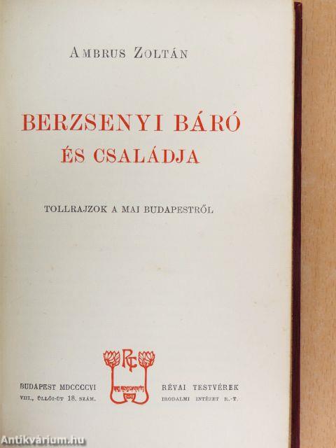 Berzsenyi báró és családja