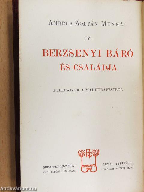 Berzsenyi báró és családja