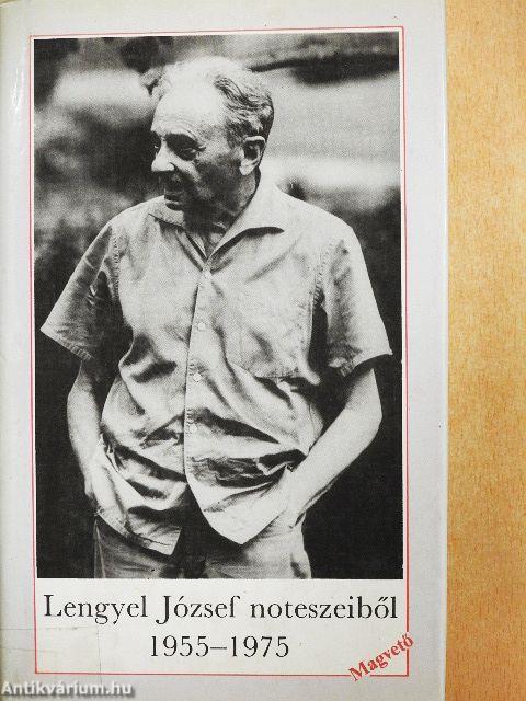 Lengyel József noteszeiből