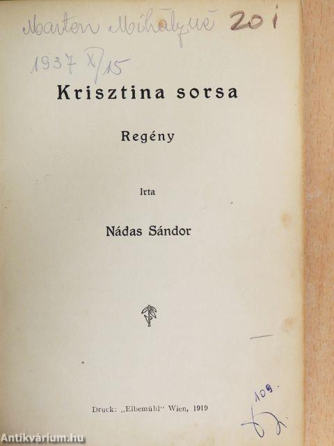 Krisztina sorsa
