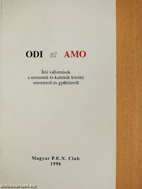 Odi et amo