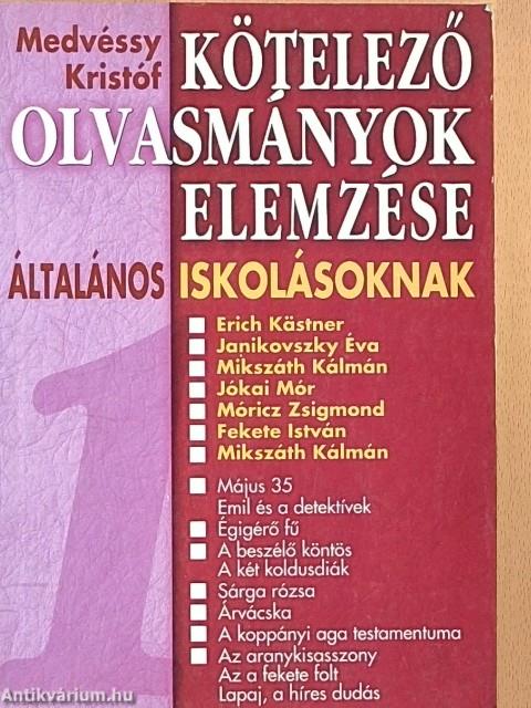 Kötelező olvasmányok elemzése 1.