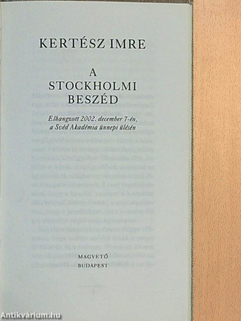 A stockholmi beszéd