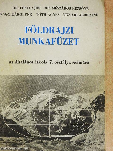 Földrajzi munkafüzet 7.